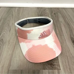 Adidas Hat Women’s OS Pink Tie Dye Athletic Visor